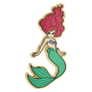 Loungefly Disney The Little Mermaid 4-Piece Pin Set (Ariel, Flounder, Sebastian, Ursula), Amazon Exclusive