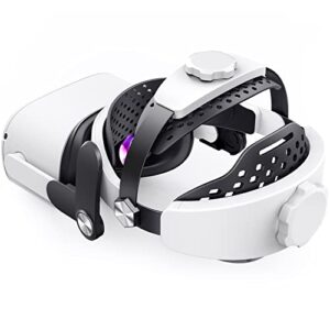 head strap for oculus quest 2, lightweight breathable strap for enhanced support & comfort in oculus/meta quest 2 (inclued two sets of padding)