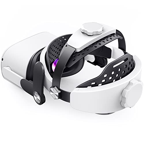 Head Strap for Oculus Quest 2, Lightweight Breathable Strap for Enhanced Support & Comfort in Oculus/Meta Quest 2 (Inclued Two Sets of Padding)