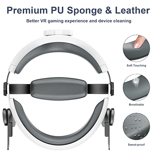 Head Strap for Oculus Quest 2, Lightweight Breathable Strap for Enhanced Support & Comfort in Oculus/Meta Quest 2 (Inclued Two Sets of Padding)