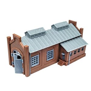 outland models railroad layout locomotive shed/engine house (1-stall) 1:160 n scale