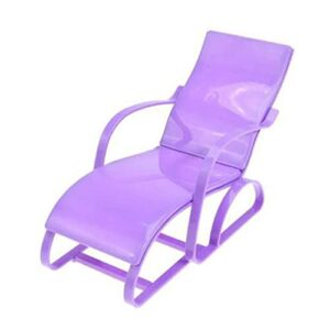 menolana 1:6 dollhouse chair furniture unassembled 1/6 mini dollhouse chair furniture model, purple