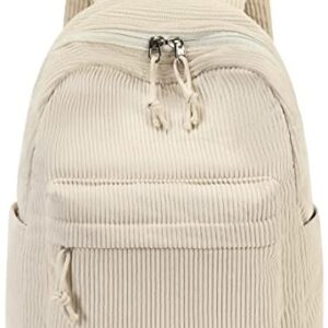 BTOOP Mini Backpack Womens Girls Corduroy Small Backpacks Purse Little Bookbag for Teens Adult Casual School Travel Daypack