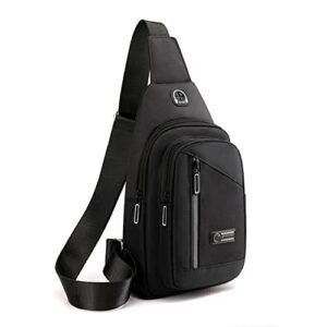 new chest bag men's waterproof one-shoulder chest bag travel oblique chest bag large-capacity backpack