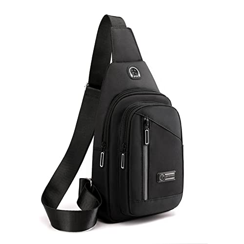 New Chest Bag Men'S Waterproof One-Shoulder Chest Bag Travel Oblique Chest Bag Large-Capacity Backpack