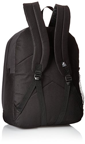 Everest Double Main Compartment Backpack, Black, One Size