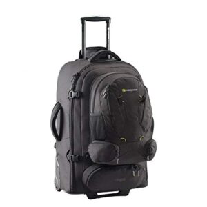 caribee wheeled travel pack fast track 75 backpack (black)