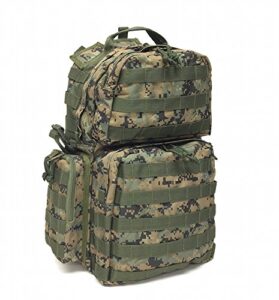 tac force webtac utility backpack, digital woodland