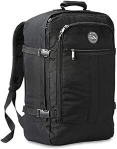 cabin max metz 44l travel backpack carry on luggage sized 55x40x20cm (22x16x8) lightweight