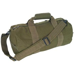 fox outdoor products canvas roll bag, olive drab, 14 x 30-inch