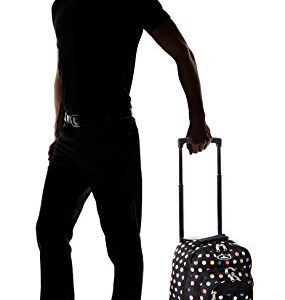 Everest Wheeled Backpack with Pattern, Polkadot, One Size