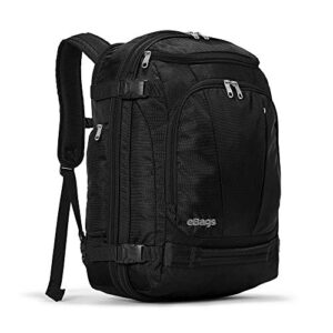 ebags mother lode jr travel backpack (solid black)