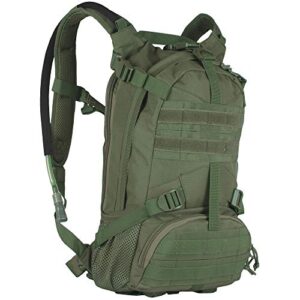 fox outdoor products elite excursionary hydration pack, olive drab