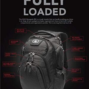 OGIO Renegade Backpack (Renegade , Black Pindot), Large