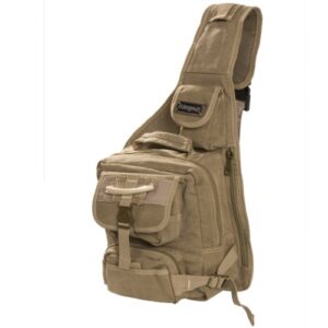 Eurosport Urban Style Canvas Sling Backpack B411, Khaki.