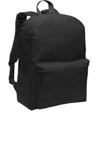 port authority value laptop backpack_black_one size