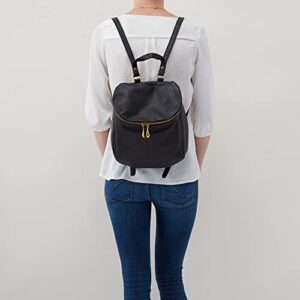 HOBO Women's Leather River Backpack Purse (Black)