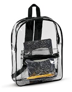 liberty bags clear backpack os black