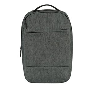 incase city collection compact backpack, heather black/gunmetal gray, one size