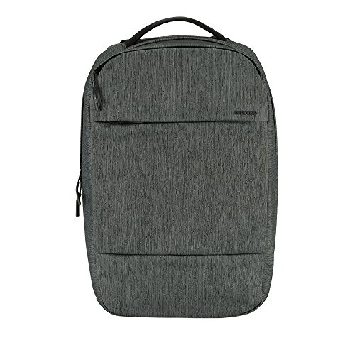 Incase City Collection Compact Backpack, Heather Black/Gunmetal Gray, One Size