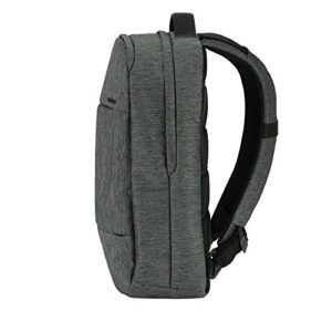 Incase City Collection Compact Backpack, Heather Black/Gunmetal Gray, One Size