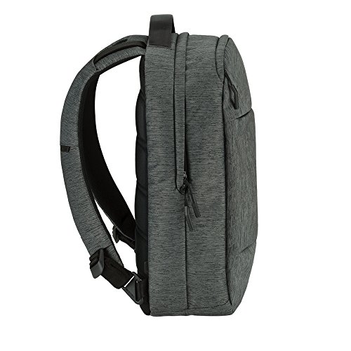 Incase City Collection Compact Backpack, Heather Black/Gunmetal Gray, One Size