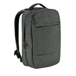 Incase City Collection Compact Backpack, Heather Black/Gunmetal Gray, One Size