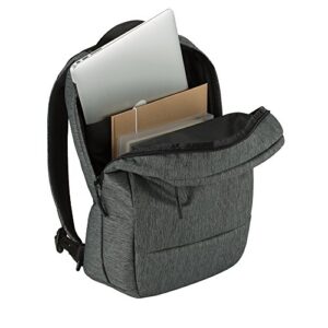 Incase City Collection Compact Backpack, Heather Black/Gunmetal Gray, One Size