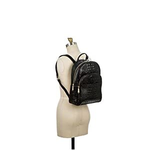 BRAHMIN Black Melbourne Dartmouth Backpack