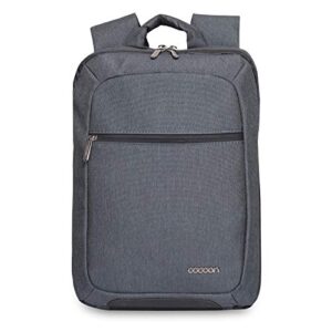 cocoon mcp3401gf slim 15" backpack with built-in grid-it!® accessory organizer (graphite gray)