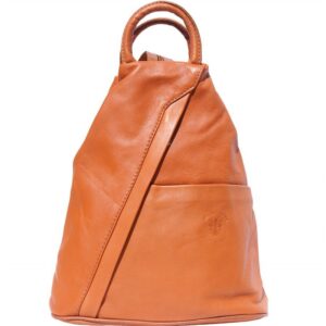 LaGaksta Submedium Leather Backpack Purse Tan