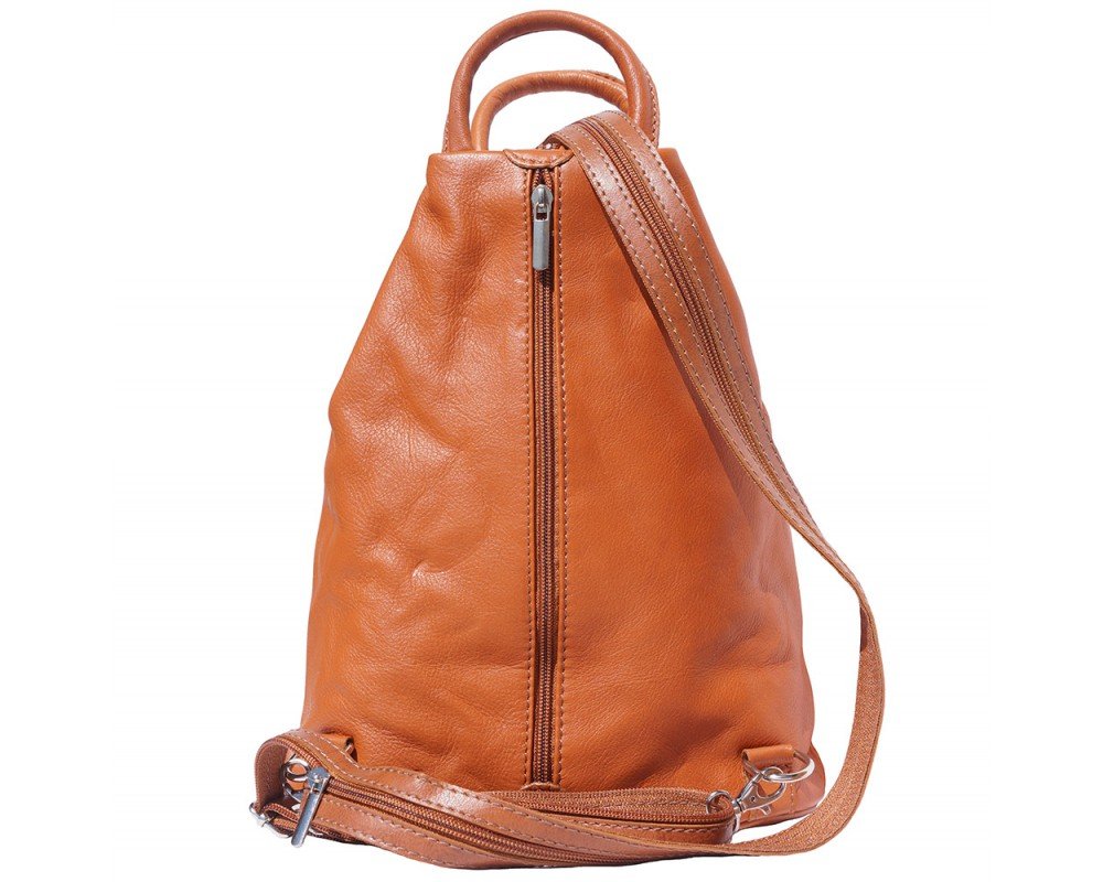 LaGaksta Submedium Leather Backpack Purse Tan