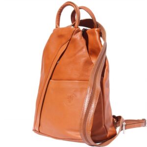 LaGaksta Submedium Leather Backpack Purse Tan