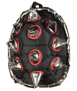 biodomes spiked black-red shell backpack