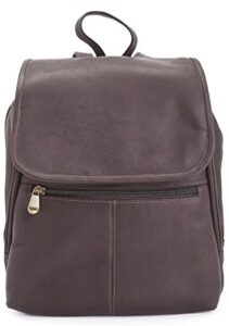 royce leather luxury tablet ipad travel backpack handcrafted in colombian leather, brown, one size