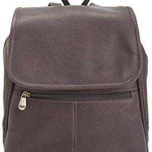 Royce Leather Luxury Tablet Ipad Travel Backpack Handcrafted in Colombian Leather, Brown, One Size