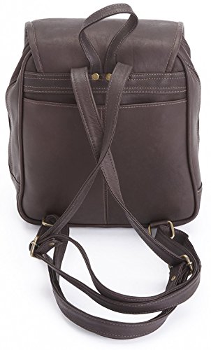 Royce Leather Luxury Tablet Ipad Travel Backpack Handcrafted in Colombian Leather, Brown, One Size