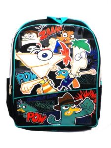 phineas and ferb 16” backpack