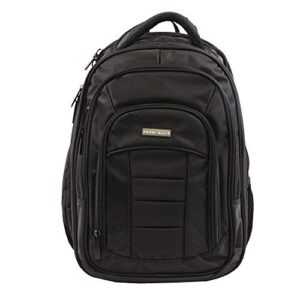 perry ellis men's m150 business laptop backpack, black, one size