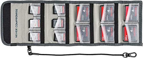 Tenba Reload SD 6 + CF 6 Card Wallet - Gray (636-251)