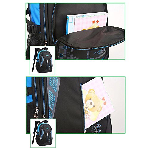 Waterproof School Bag Durable Travel Camping Backpack for Boys and Girls