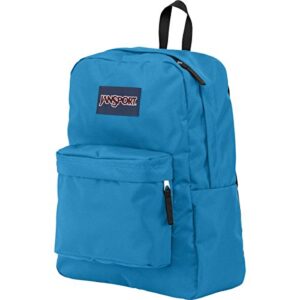 jansport superbreak backpack (blue crest)