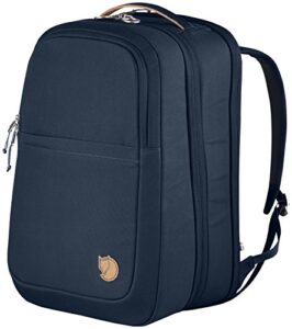 fjallraven women's travel backpack, navy, blue, one size