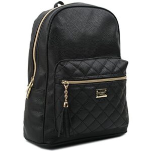 copi women's simple design modern cute fashion small casual backpacks black, not big bag