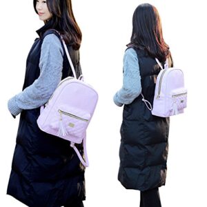 COPI Women's Simple Design Modern Cute Fashion small Casual Backpacks Black, Not big bag