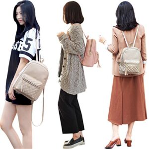 COPI Women's Simple Design Modern Cute Fashion small Casual Backpacks Black, Not big bag