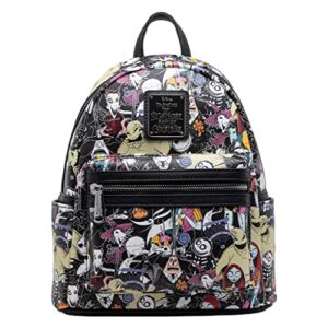 the nightmare before christmas allover print character mini backpack
