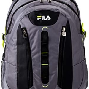 Fila Vertex Tablet and Laptop Backpack, Grey, One Size