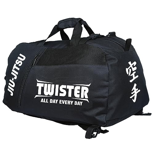 TWISTER Jiu jitsu backpacks (Black/White, Jiu jitsu backpacks)