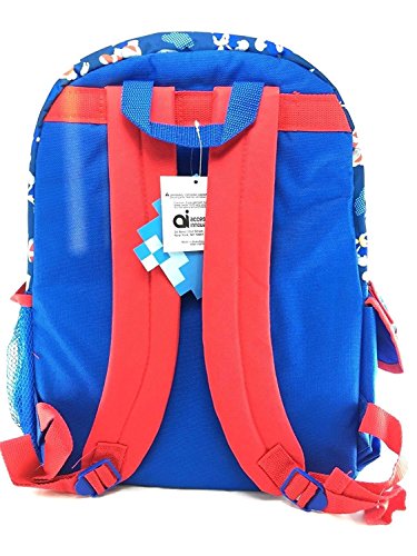 Sonic Team Tail, Shadow, Knuckles 12" Small Backpack